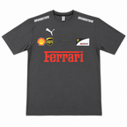 Grey Motorsport Graphic Drop-Shoulder T-Shirt