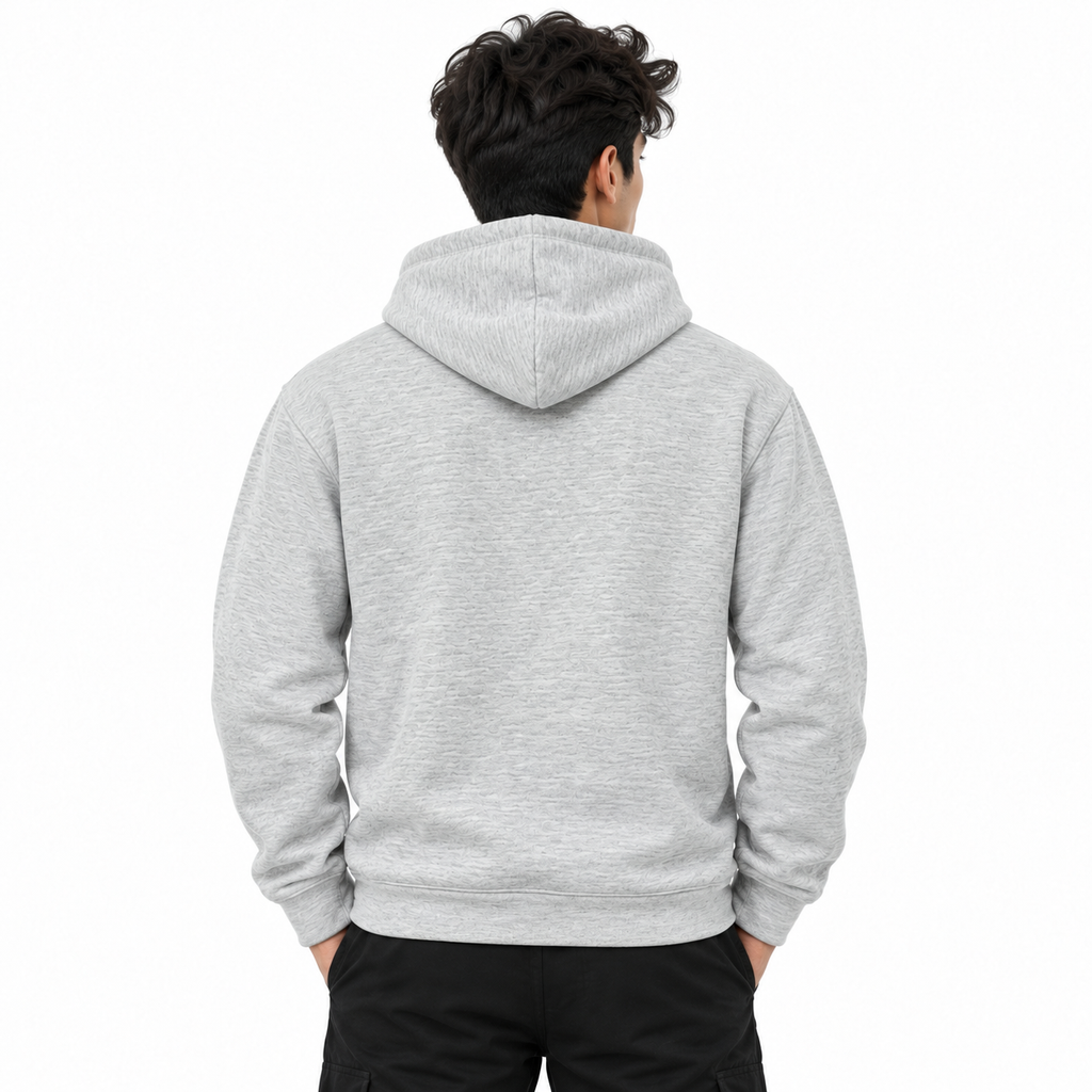 Light Heather Grey Pullover Hoodie – Unisex