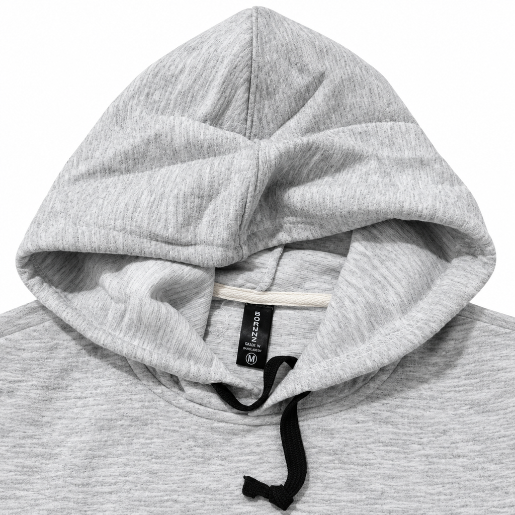 Light Heather Grey Pullover Hoodie – Unisex