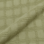 Light Sage Green Checkerboard Textured Crewneck Sweatshirt – Unisex