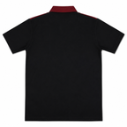Madrid Legacy Contrast Polo Tee -  Black