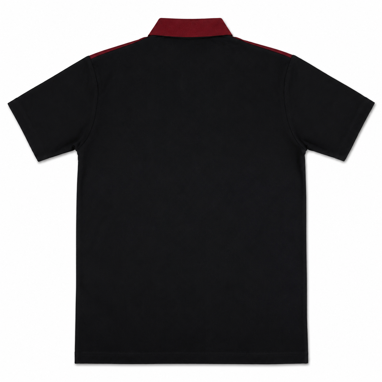 Madrid Legacy Contrast Polo Tee -  Black