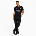 Madrid Legacy Contrast Polo Tee -  Black