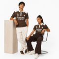 Madrid Legacy Contrast Polo Tee -  Brown