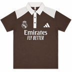 Madrid Legacy Contrast Polo Tee -  Brown