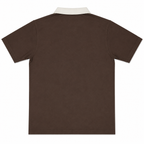 Madrid Legacy Contrast Polo Tee -  Brown