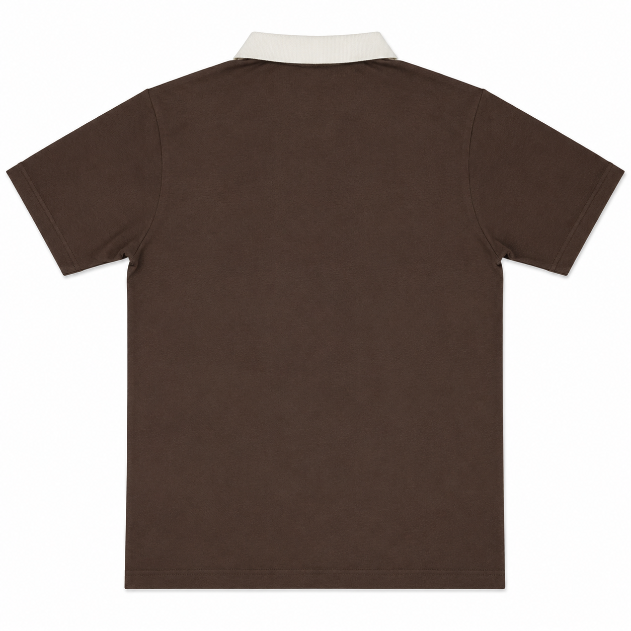Madrid Legacy Contrast Polo Tee -  Brown