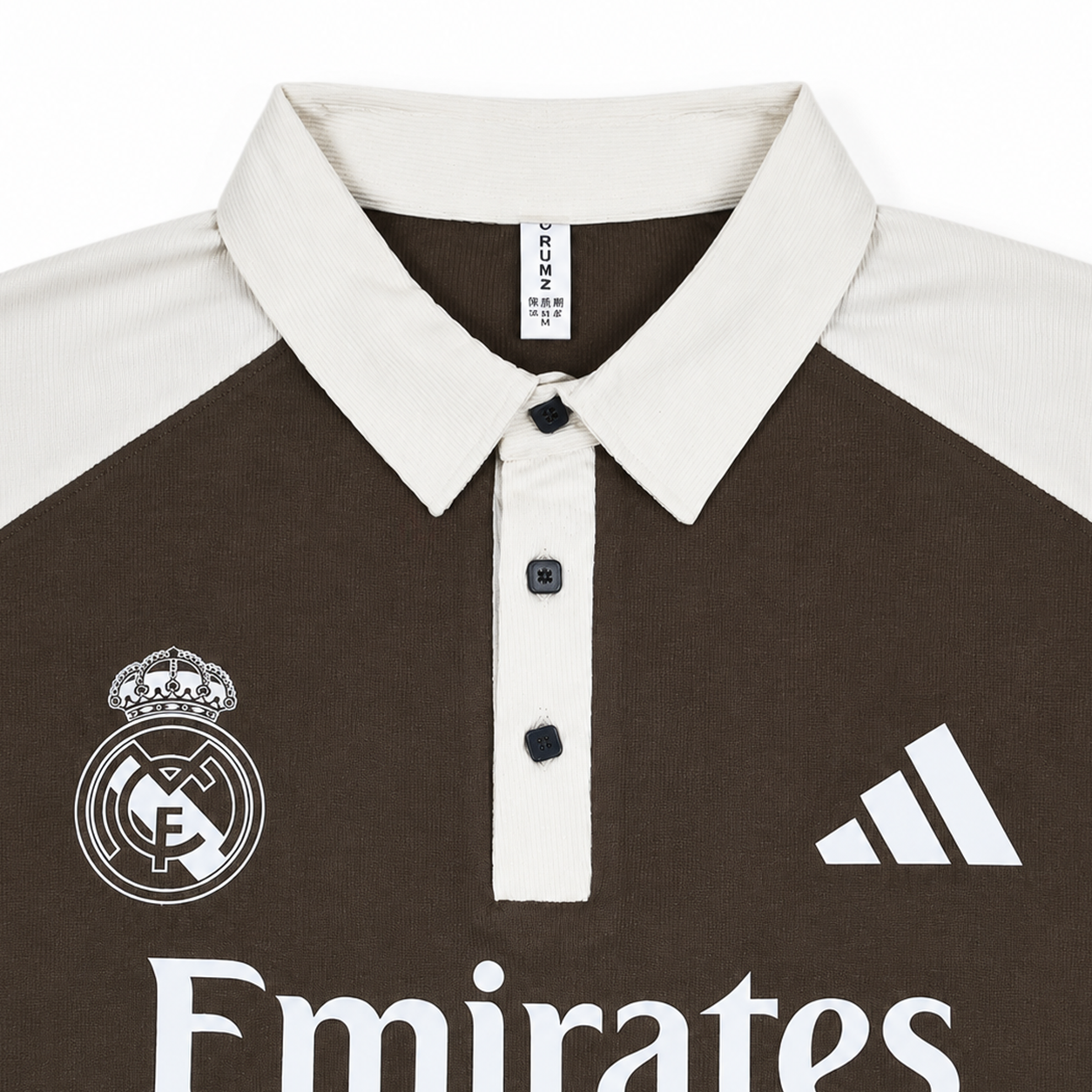 Madrid Legacy Contrast Polo Tee -  Brown