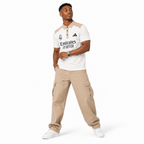 Madrid Legacy Contrast Polo Tee -  Cream