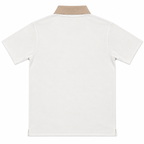 Madrid Legacy Contrast Polo Tee -  Cream