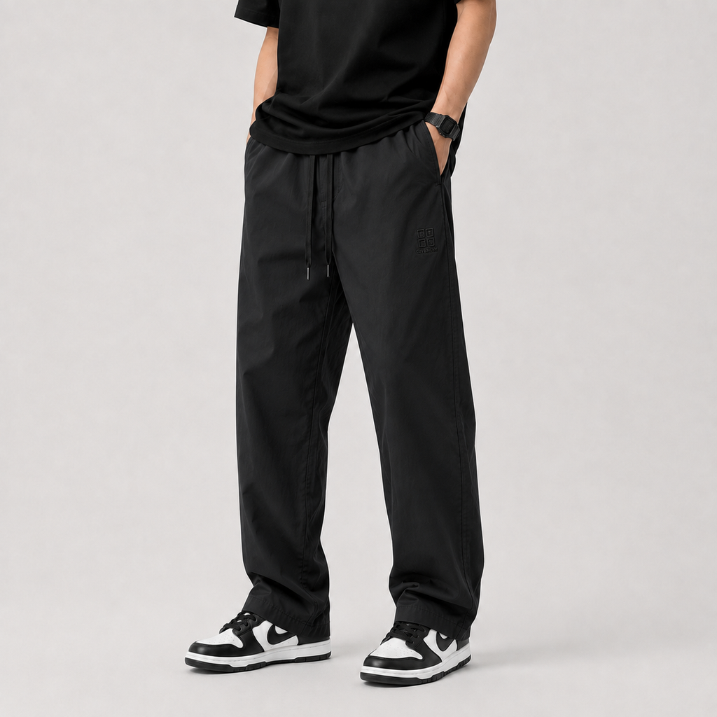 Men’s Baggy Trousers - Jet Black