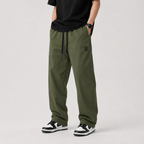 Men’s Baggy Trousers - Olive Green