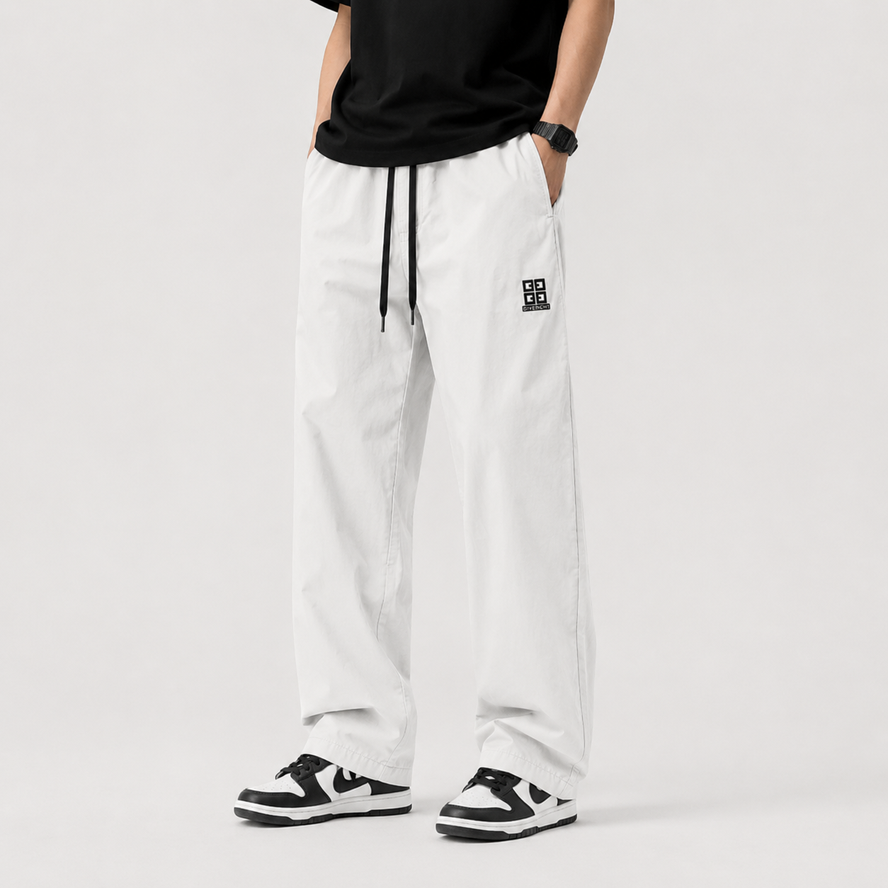 Men’s Baggy Trousers - White