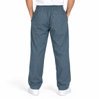 Men’s Relaxed Straight-Leg Track Pants – Slate Blue