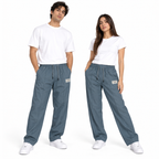Men’s Relaxed Straight-Leg Track Pants – Slate Blue