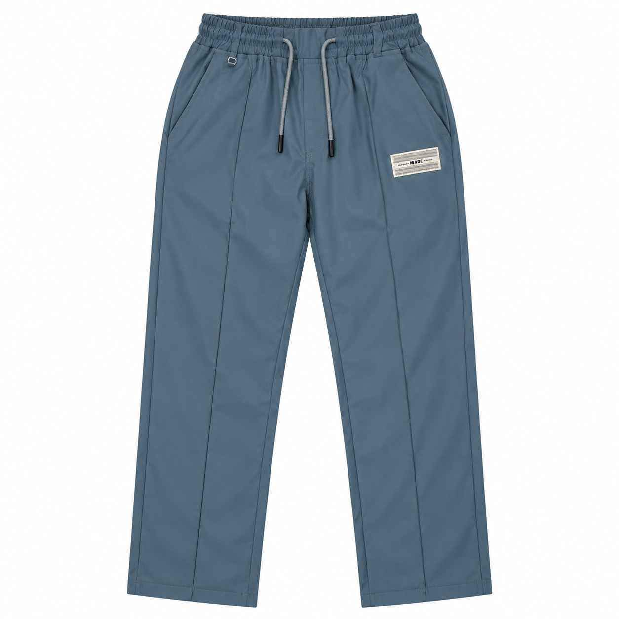 Men’s Relaxed Straight-Leg Track Pants – Slate Blue