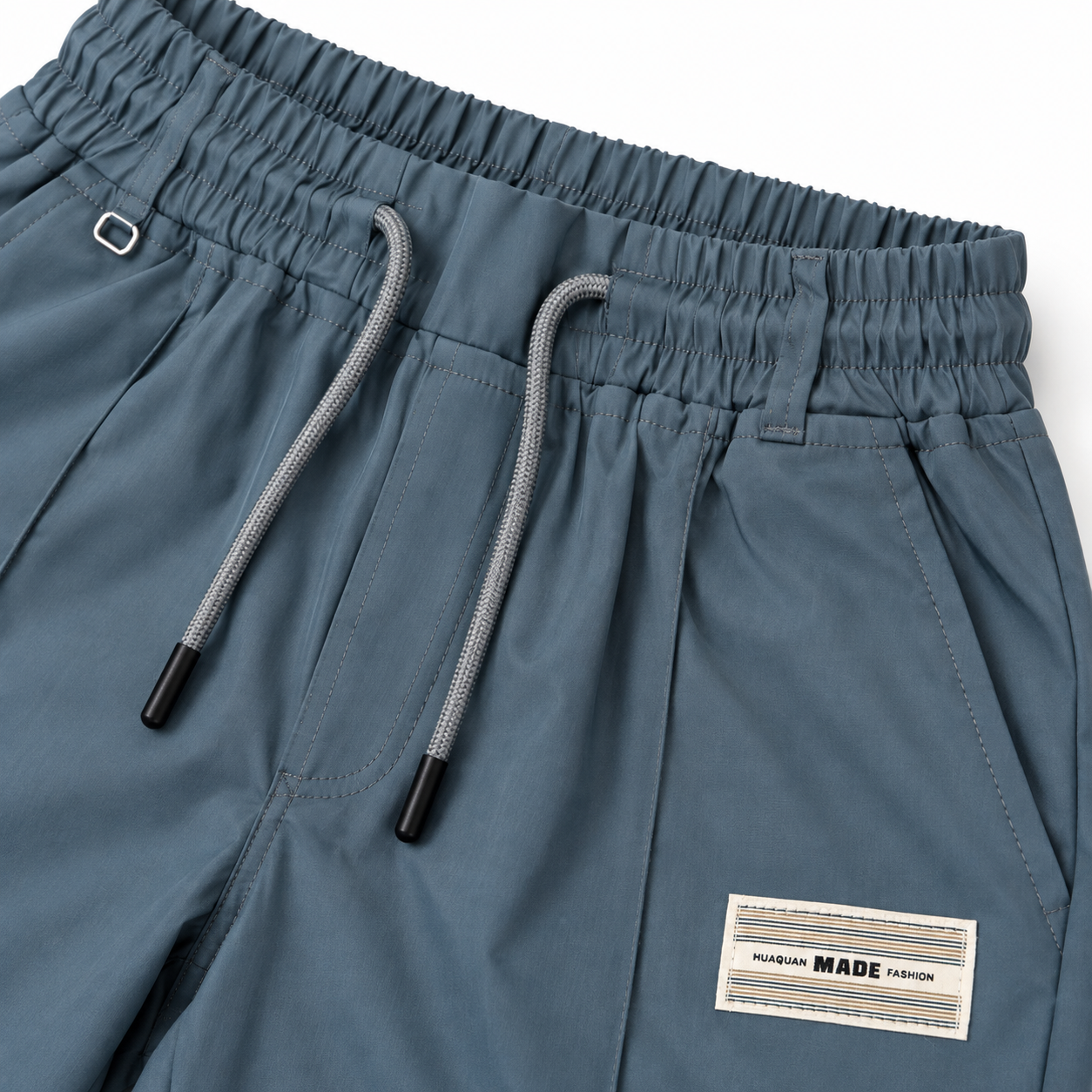 Men’s Relaxed Straight-Leg Track Pants – Slate Blue
