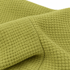 Olive Lime Green Waffle Textured Crewneck Sweatshirt – Unisex