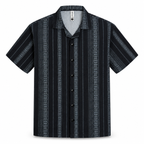 Sandstone Black Heritage Cuban Shirt | Boxy Fit