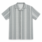 Sandstone Grey Heritage Cuban Shirt | Boxy Fit