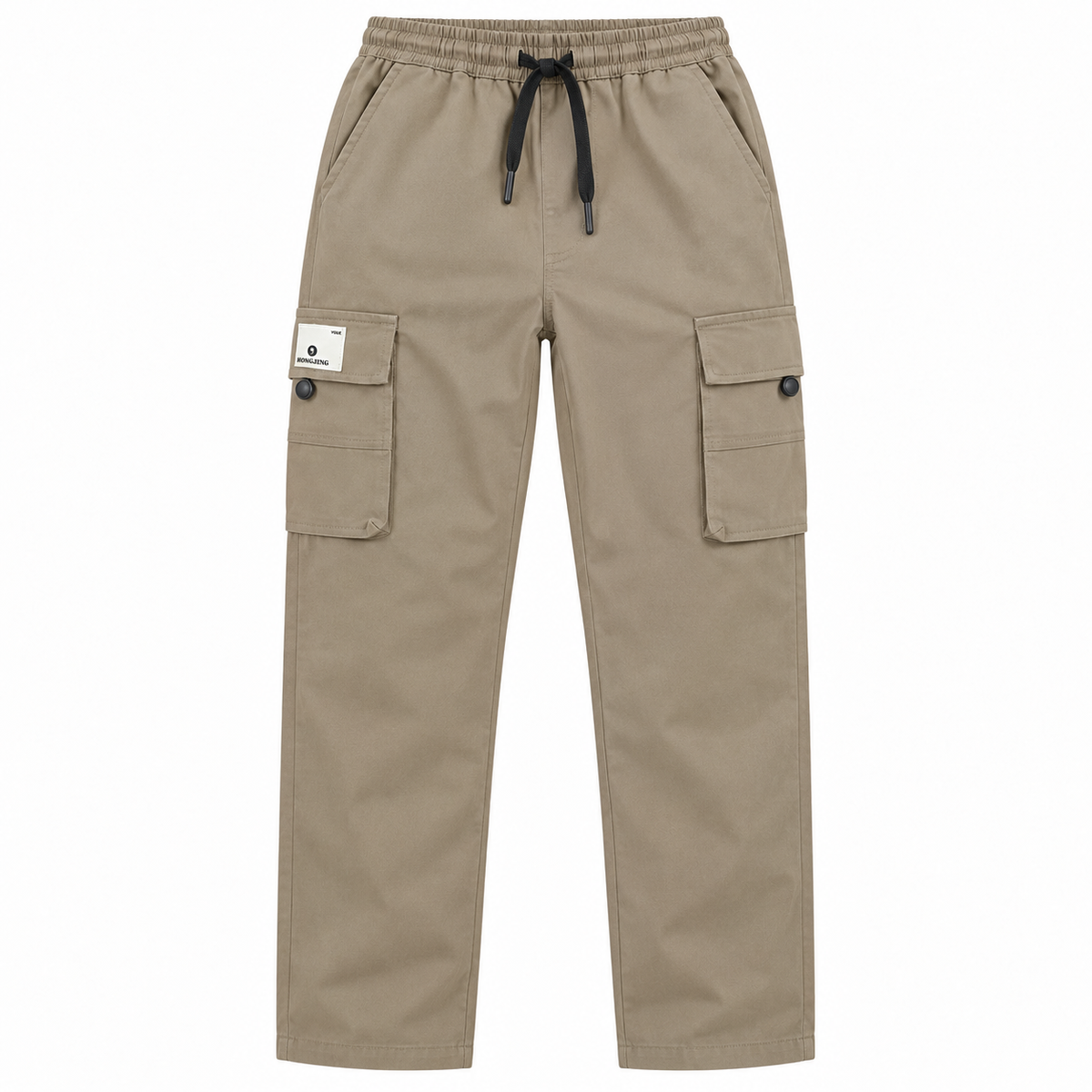 Relaxed Fit Wide-Leg Cargo Pants – Unisex