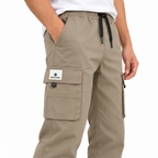 Relaxed Fit Wide-Leg Cargo Pants – Unisex