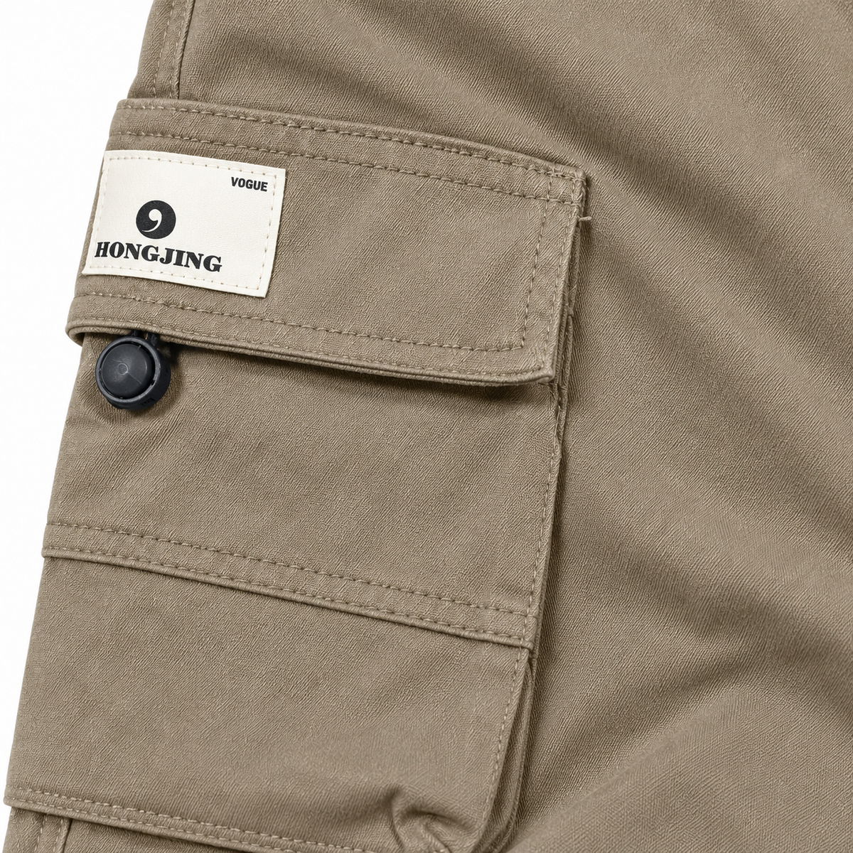 Relaxed Fit Wide-Leg Cargo Pants – Unisex