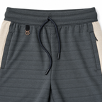 Textured Wide-Leg Track Pantt – Grey