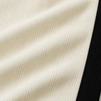Textured Wide-Leg Track Pantt – Off white