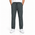 Unisex Lightweight Straight-Leg Track Pants – Charcol Grey
