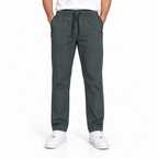 Unisex Lightweight Straight-Leg Track Pants – Charcol Grey