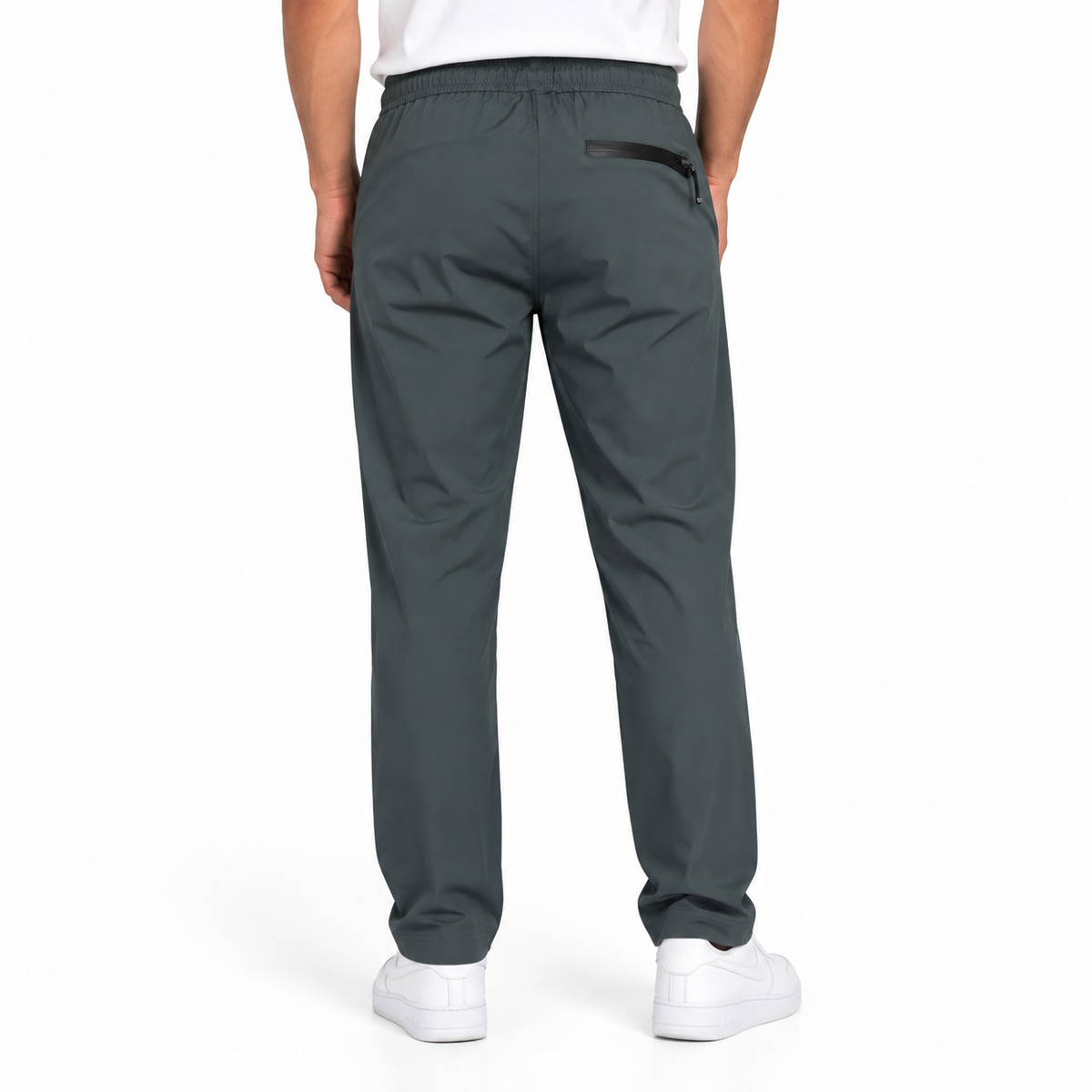 Unisex Lightweight Straight-Leg Track Pants – Charcol Grey