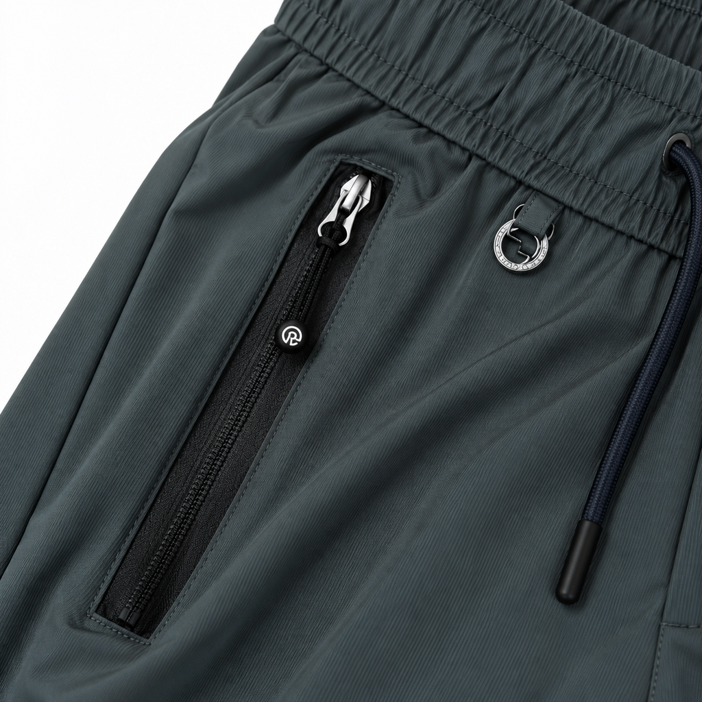 Unisex Lightweight Straight-Leg Track Pants – Charcol Grey