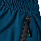 Unisex Lightweight Straight-Leg Track Pants – Petrol Blue