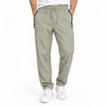 Unisex Lightweight Straight-Leg Track Pants – Sage Grey