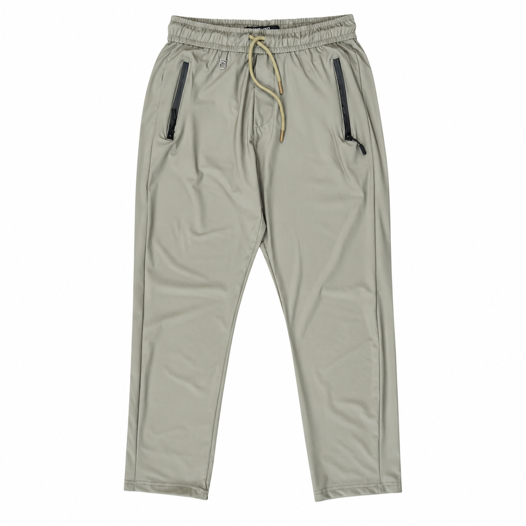 Unisex Lightweight Straight-Leg Track Pants – Sage Grey