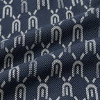 Horseshoe Monogram Jacquard Zip-Up Jacket