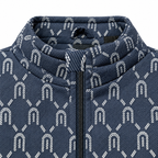 Horseshoe Monogram Jacquard Zip-Up Jacket