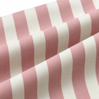 Unisex Pink & White Vertical Stripe Utility Shirt