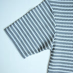 Grey & White Textured Stripe Drop Shoulder T-Shirt
