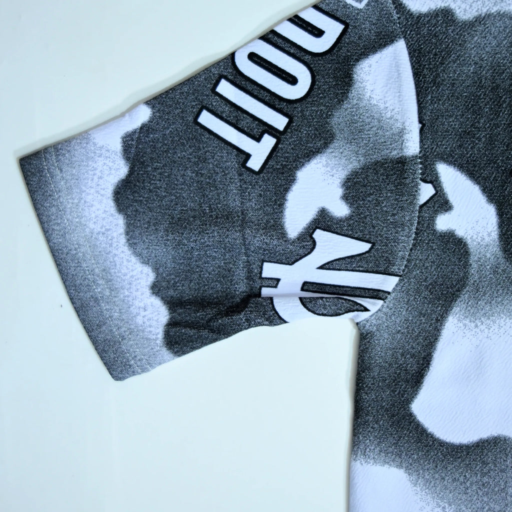 Dollar Print Oversized T-Shirt – Black & White
