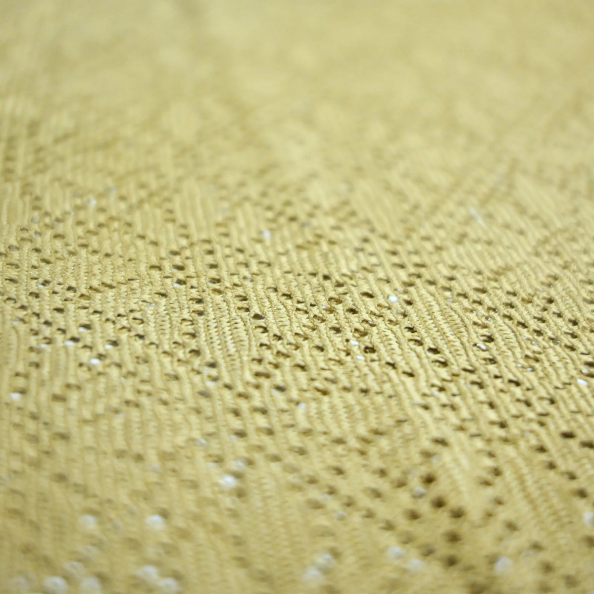 Summer Mesh Knit T-Shirt - Mustard Gold - Crochet Knit