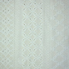 Embroidered Eyelet Drop Shoulder T-Shirt - Beige