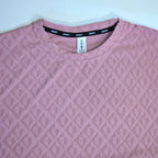 Jumper Baggy T-Shirt - Heart Embossed Textured Knit