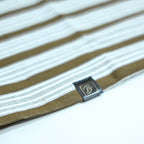 Brown & Grey Striped Oversized T-Shirt