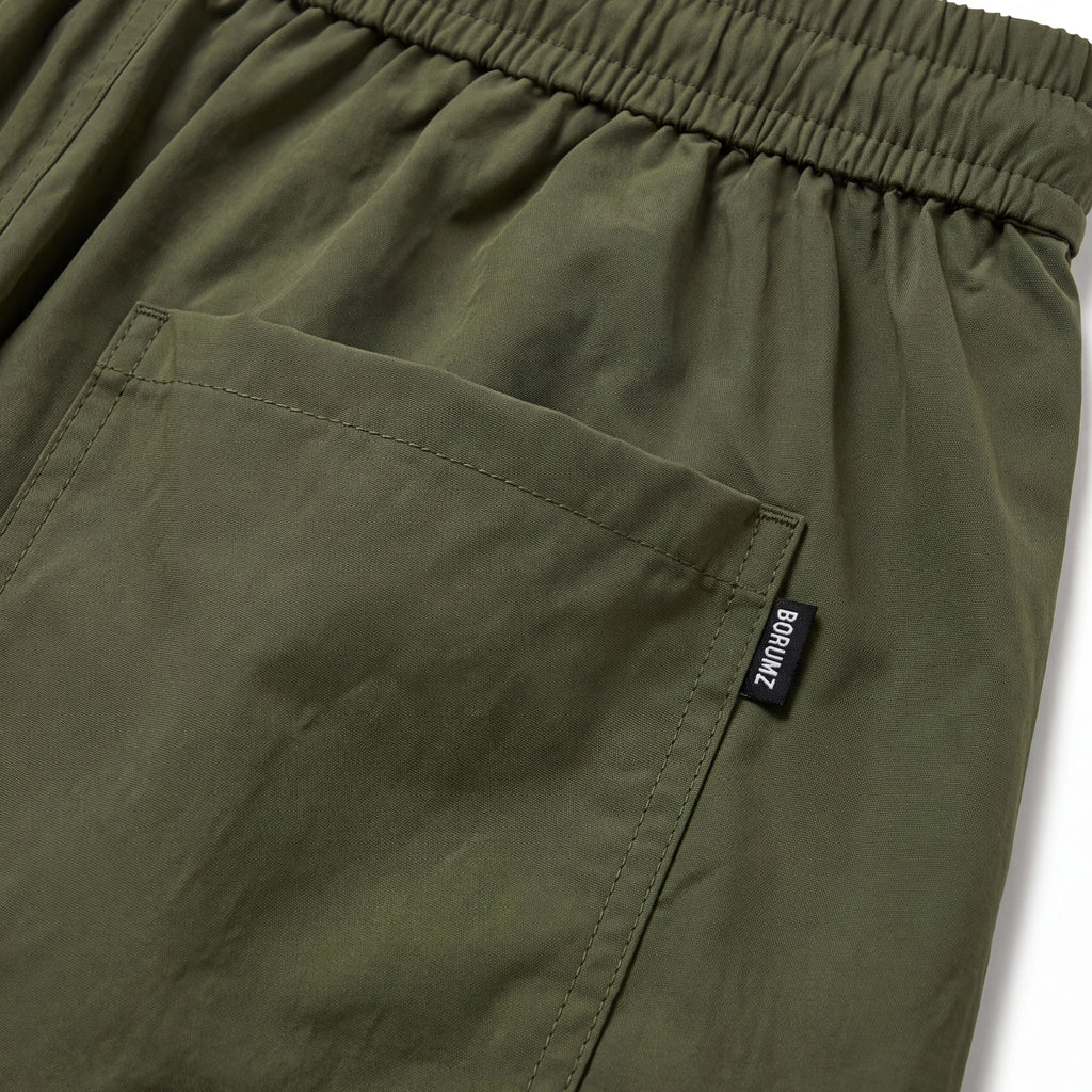 Men’s Baggy Trousers - Olive Green