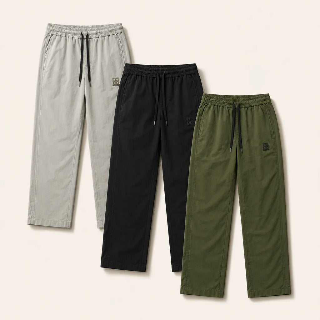 Men’s Baggy Trousers – Choose Any 3 Colors Bundle