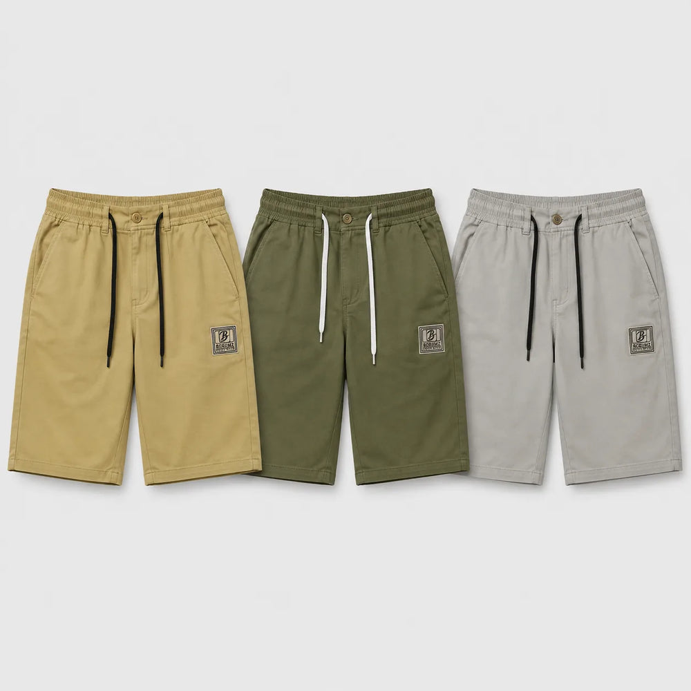 3-Pack Men’s Drawstring Shorts