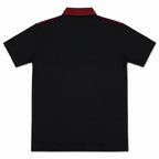Madrid Legacy Contrast Polo Tee -  Black