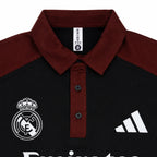 Madrid Legacy Contrast Polo Tee -  Black
